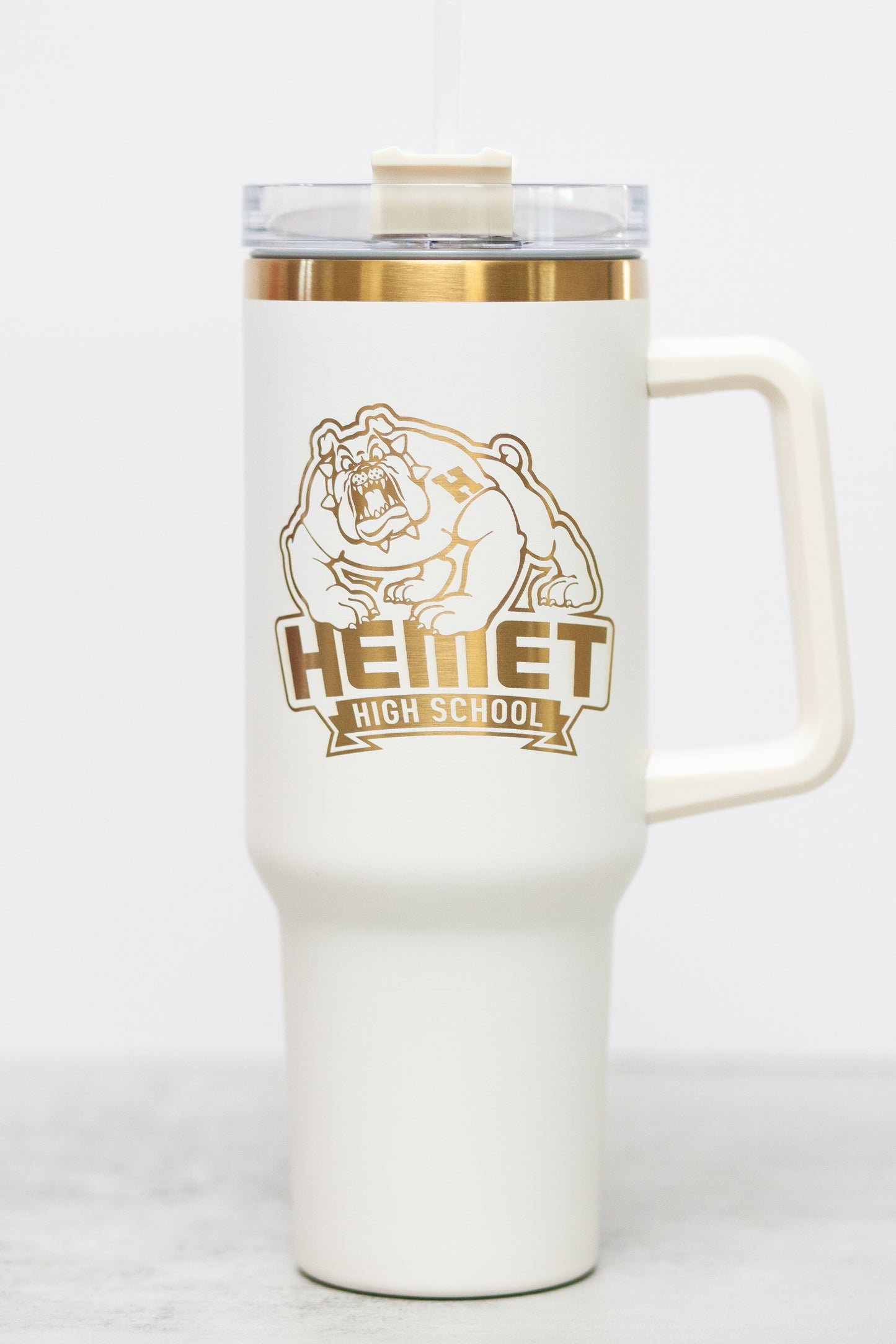 Stanley Style Bulldog "Hemet High School Engraved"