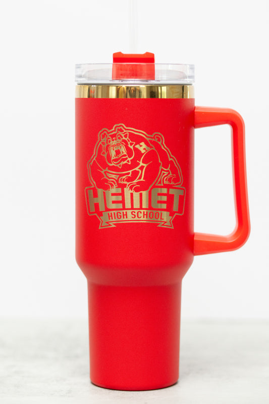 Stanley Style Bulldog "Hemet High School Engraved"